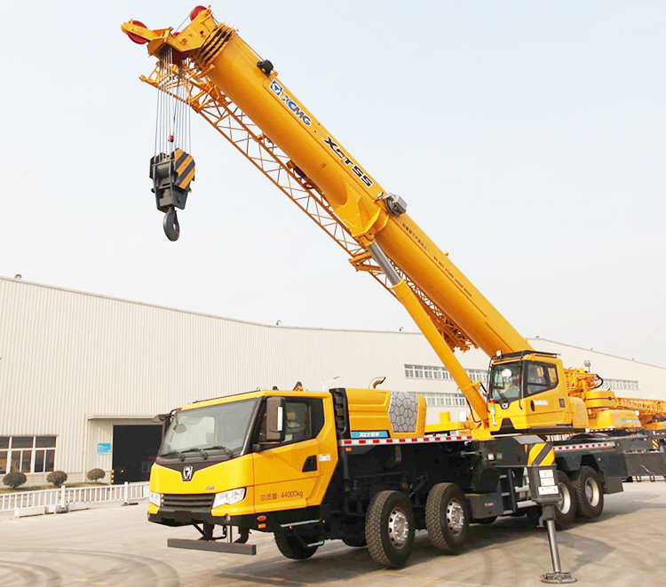 XCMG Official 50 ton truck cranes XCT55L5 China new hydraulic arm crane for sale